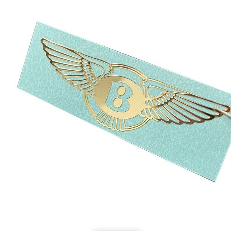 Bentley Logo Car Metal Stickers Computer Tablet Mobile Phone Stickers Car Window Body Decoration Stickers interior Accessories HS0