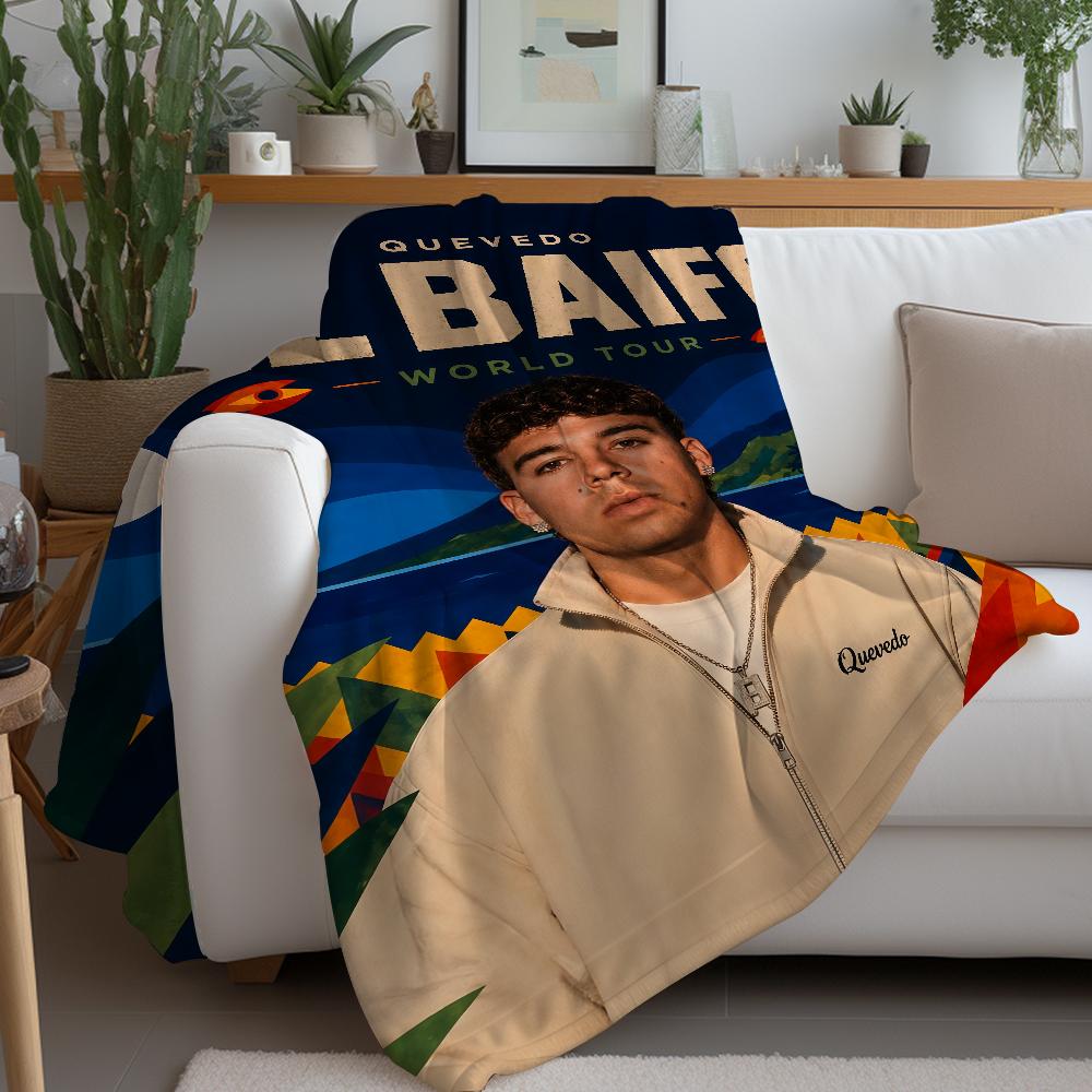 Singer Q-Quevedo EL BAIFO Blanket Warm Soft Suitable For Bedroom Sofa Bed Living Room Office Travel Camping Gifts