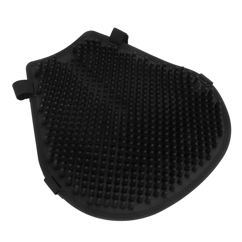 Подушка для сиденья мотоцикла с гелем, охлаждающая, амортизирующая, снимающая давление, универсальная, черная