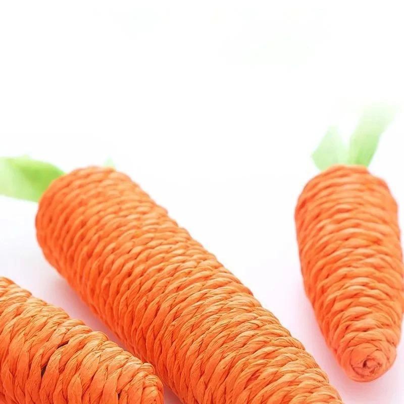 Самоиграющая звуковая морковка кошачьи игрушки Анти-укус Прорезыватель Обнимашка Когтеточка Для Дома В Помещении Кошка Товары Для Питомцев