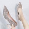 Fashion New Women High Heels Wedding Bridal Pumps Sparkly Party Heels Women Sequins Glitter Sexy Fashion Shoes Women Zapatos De Mujer