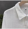 Men's Trendy Solid Color Long-Sleeve Polo Shirt - Casual Lapel Sweatshirt for Spring & Autumn