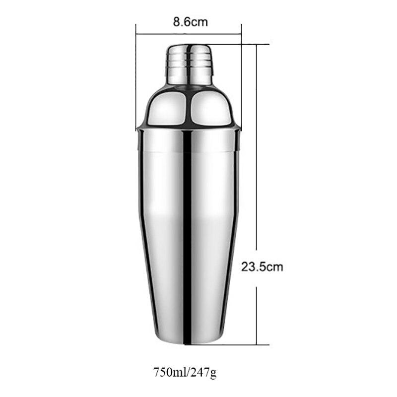 550ML/750ML Boston Shaker Professional 304 Stainless Steel Bartender Wine Cup Cocktail Mixer Martini Cocktail Shaker Bar Set