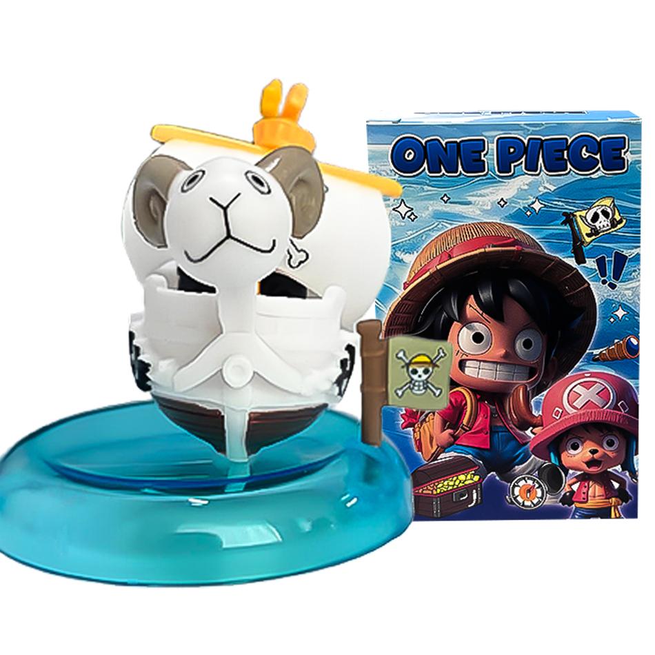 Аниме One Piece-серия Пиратский корабль Слепая коробка Мешок-сюрприз Игрушки Кукла Милая Аниме Фигурка Настольные украшения Коллекция