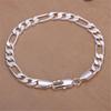 6mm NK Hip-Hop Fashion Silver-Plated Unisex Bracelet