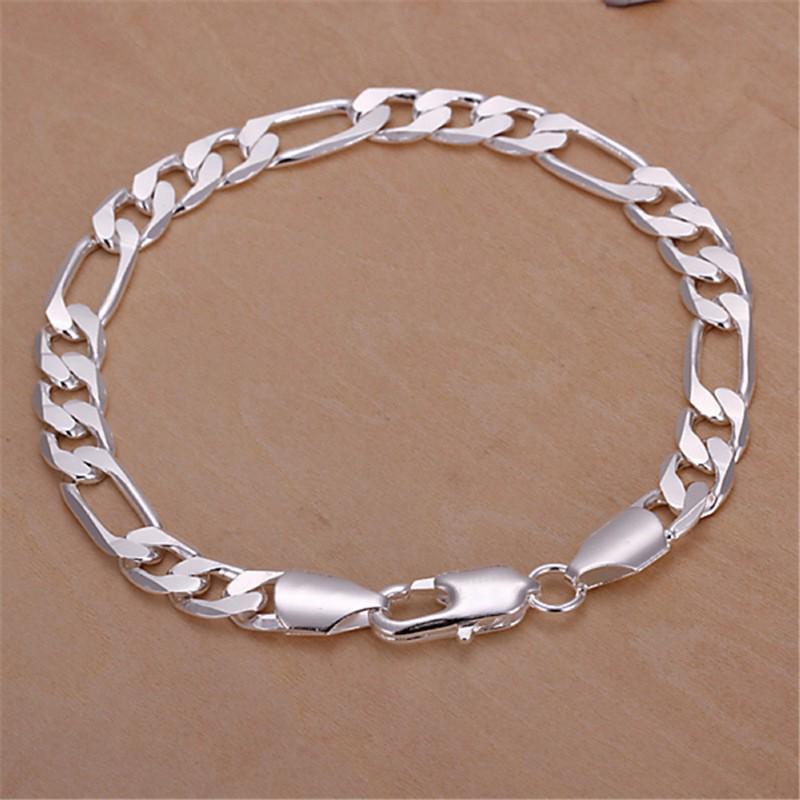 6mm NK Hip-Hop Fashion Silver-Plated Unisex Bracelet