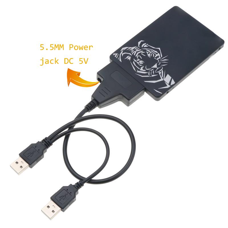SATA2 SATA3 к USB 2,0/3,0, два кабеля-адаптера, внешнее питание для 2,5-дюймового/3,5-дюймового жесткого диска SSD, конвертер HotA