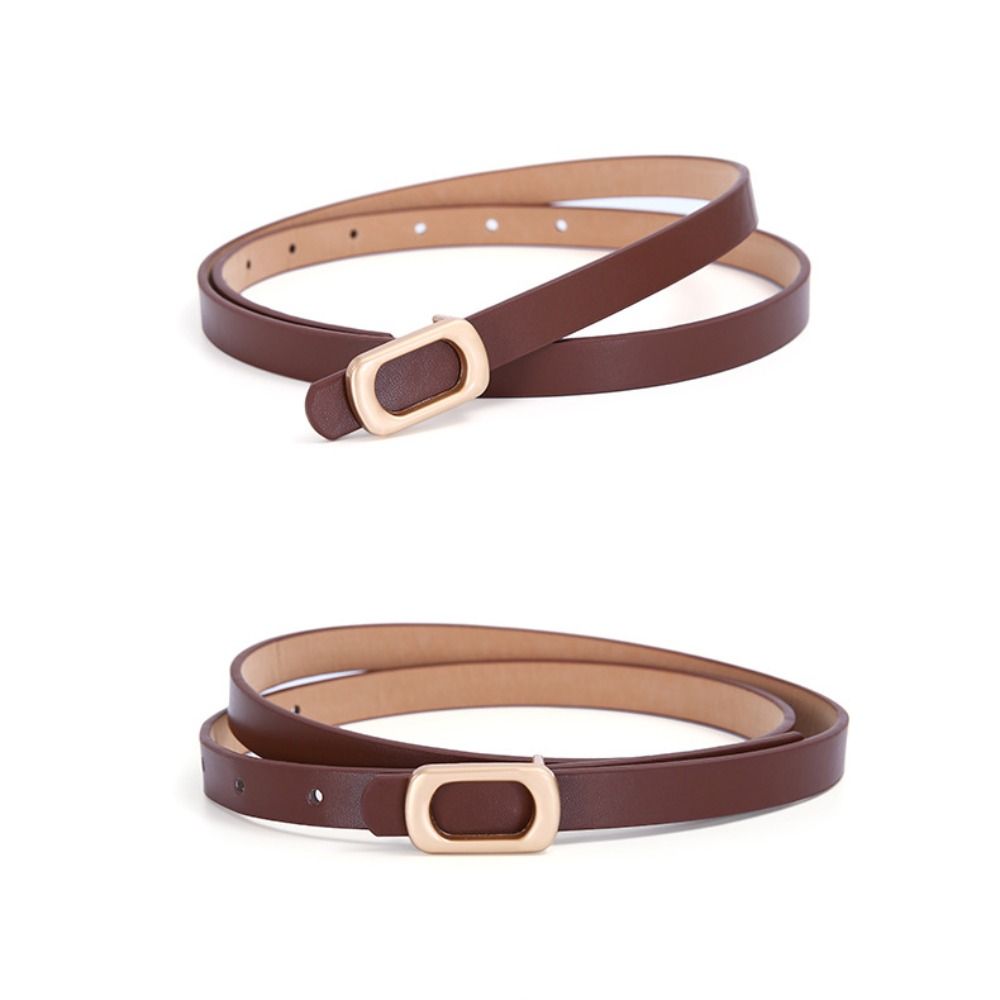 Women Leather Belt Luxury Design Waistband Fashion Trouser Dress Belts