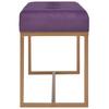 Bench 80 cm Purple Velvet