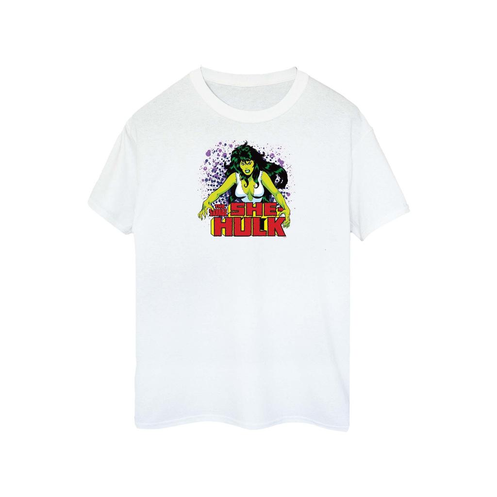 Marvel Womens/Ladies The Savage She-Hulk Cotton Boyfriend T-Shirt