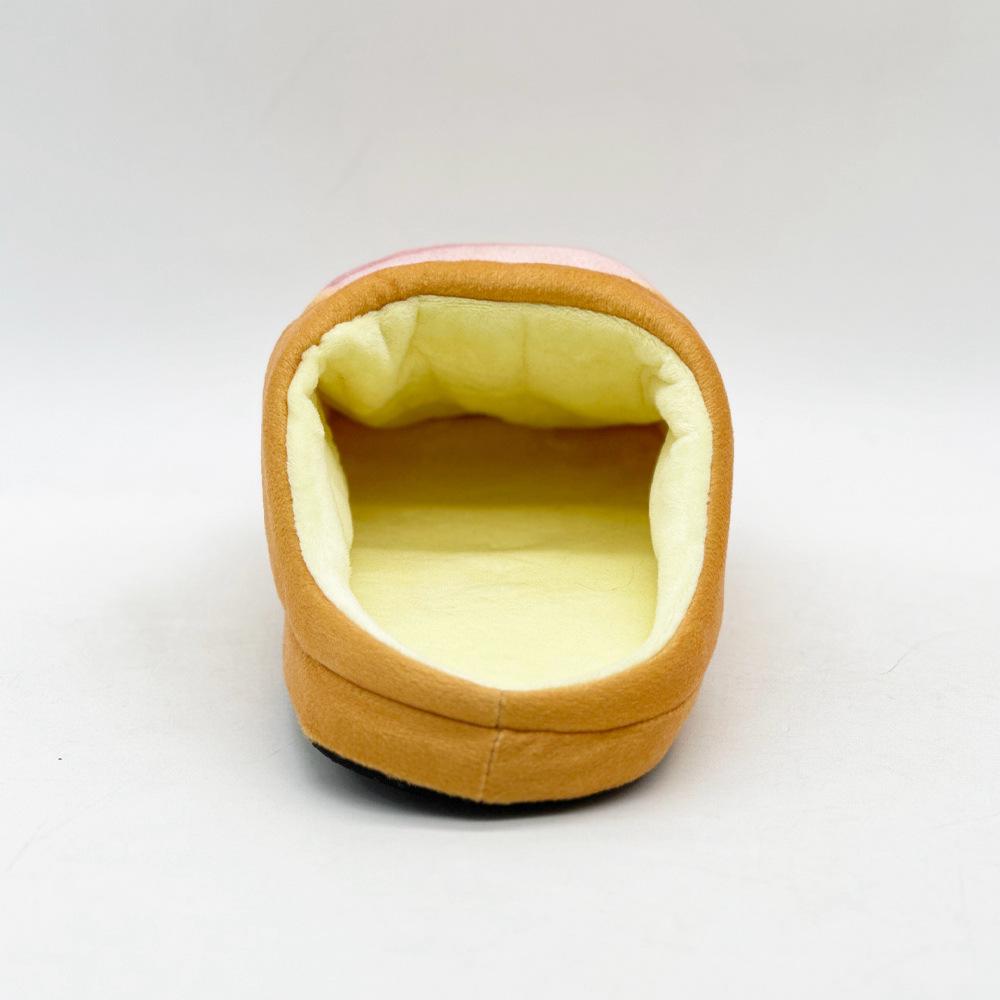 Cross-Border Plush Big Toe Funny Slippers Toy