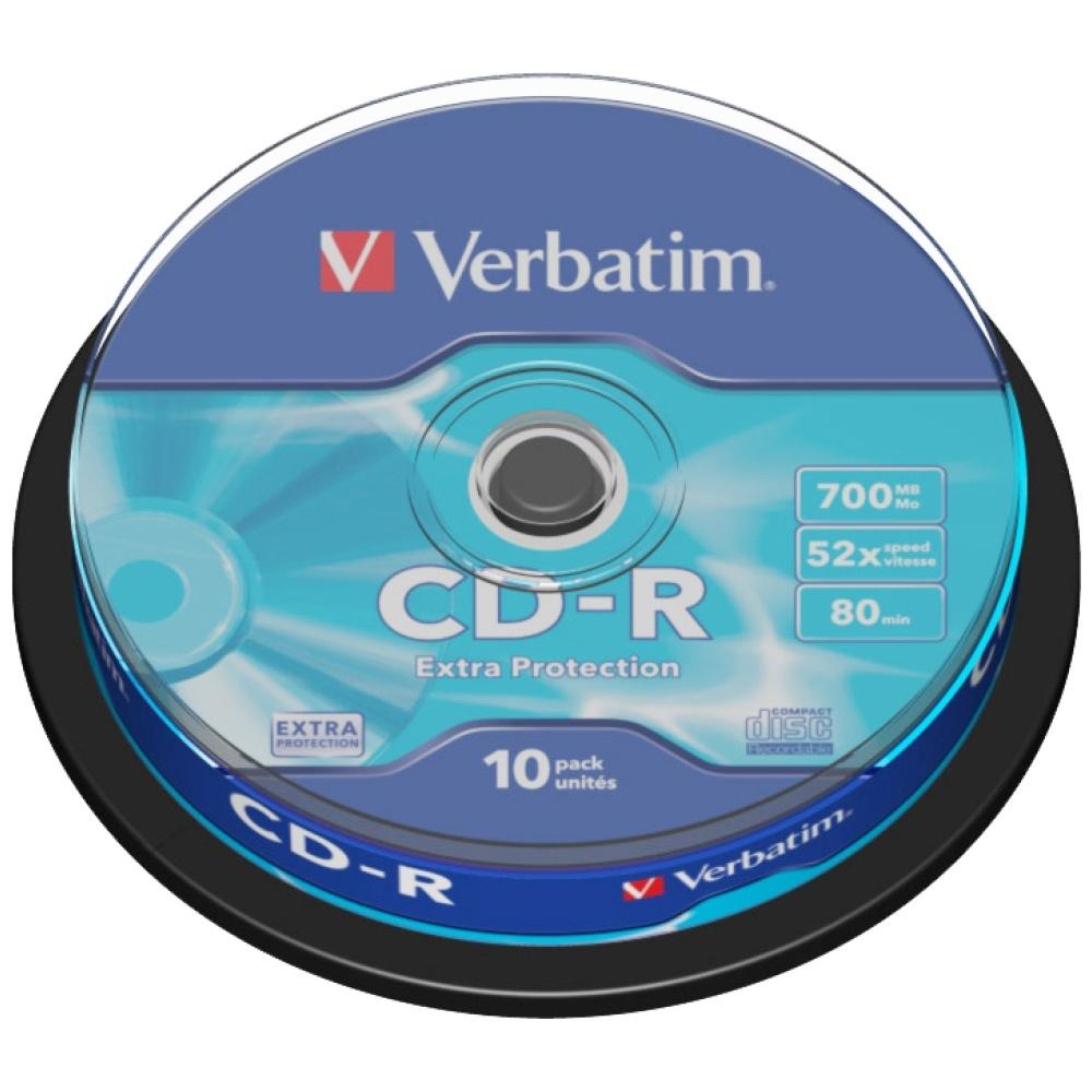 Verbatim Płyta Cd-R 700Mb 52X Extra Protection 10Szt 43437