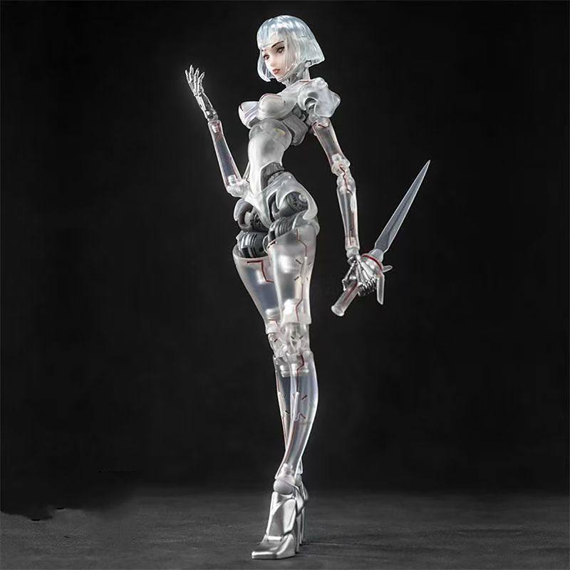 1/12 Научно-фантастическая фигурка андроида Ai Agent Femella C1 Фигурка на шарнирах Модель Коллекционная Gk Игрушка Настольное украшение Аниме Подарок