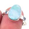 Natural Australian Opal Gemstone 925 Solid Sterling Silver Jewelry Ring S.9 B9j94