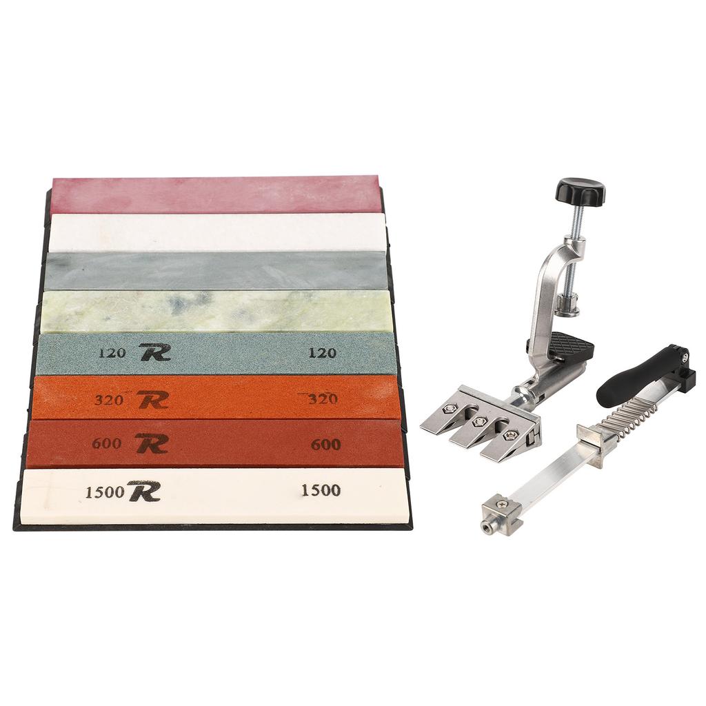 Набор для заточки ножей, прочный профессиональный точильный камень, система заточки с фиксированным углом для кухни