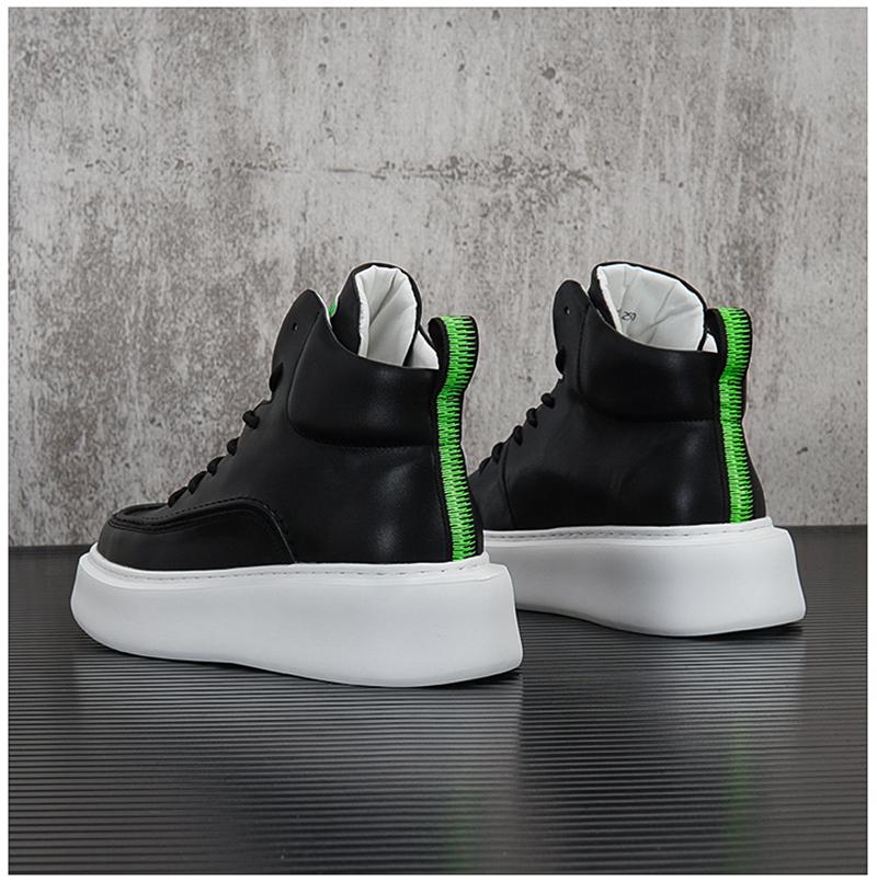 New Men Casual Sneakers Platform Ankle Boots High-top Thick Bottom Sneakers Male Outdoor Basketball Shoes Sport Trainers