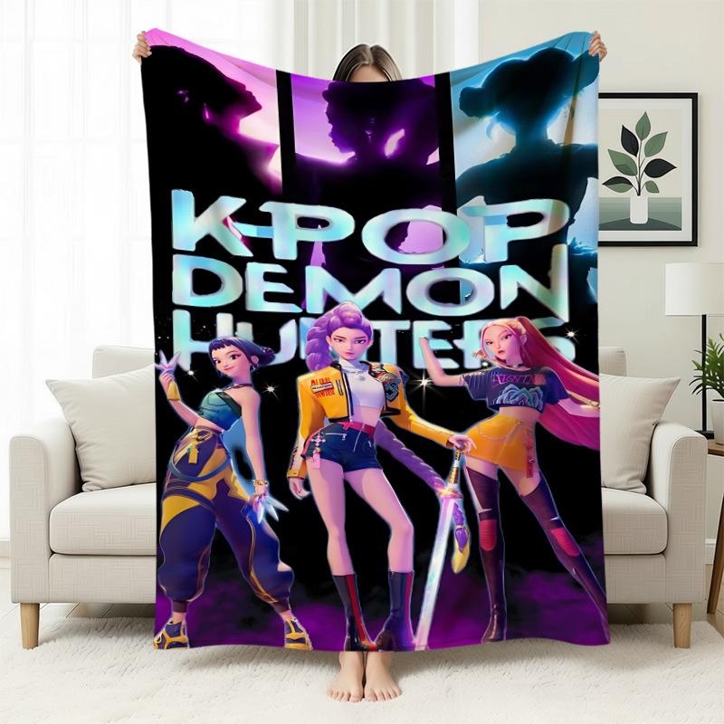 Temu Blanket Kpop Witch Hunters Blanket Flannel Blanket Office Home Sofa Blanket Nap Blanket