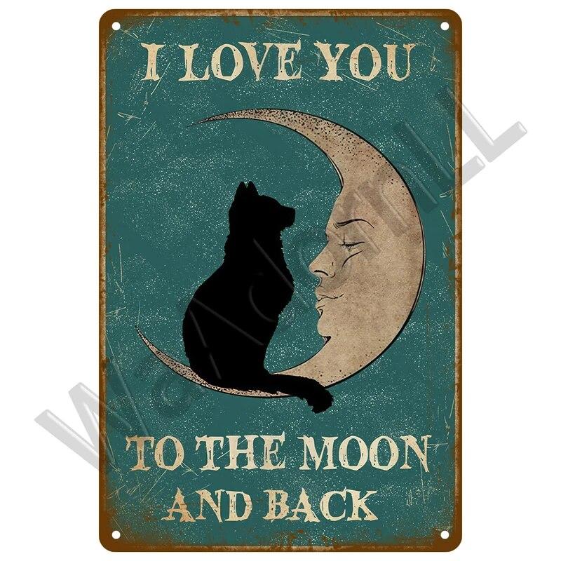 Кошки и собаки Happy Ретро Оловянная вывеска Art Cat Металлический знак Cat Табличка Плакат Украшение дома Кафе-бар Ванная комната Настенный декор Зоомагазин Комната