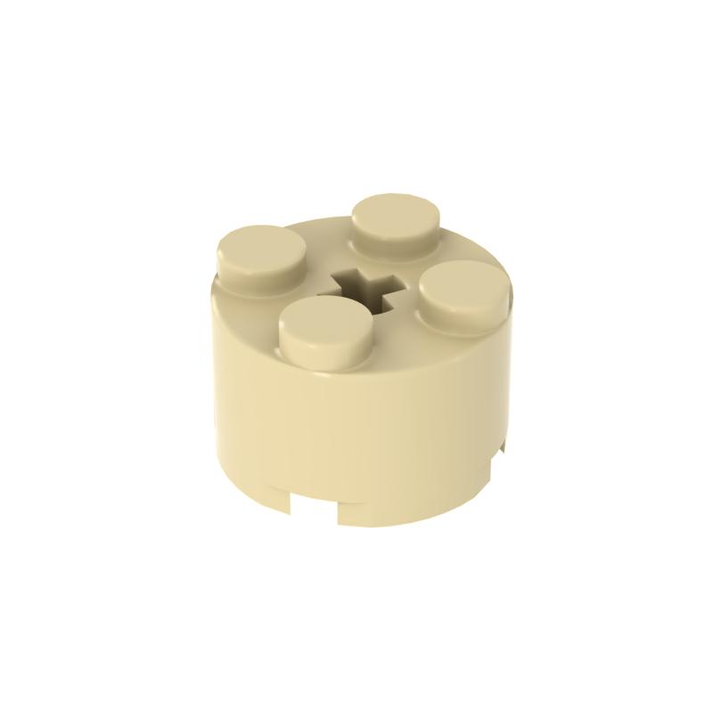 [Funbrick] Кирпич Круглый 2x2 с отверстием для оси 3941 Строительные блоки Игрушки Дети Сувенир Ролевая игра Декор Мальчик Девочка Город MOC
