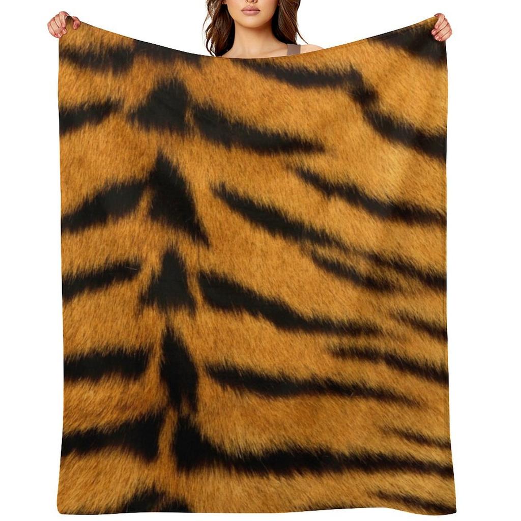 Пледы с мехом тигра Покрывала для дивана Постельное белье Пушистые Покрывала для кровати Одеяла