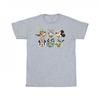 Girls Mickey Mouse And Friends Faces Cotton T-Shirt