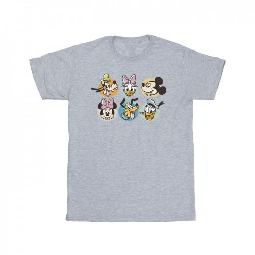 Disney Хлопковая футболка с изображением Микки Мауса и друзей для девочек