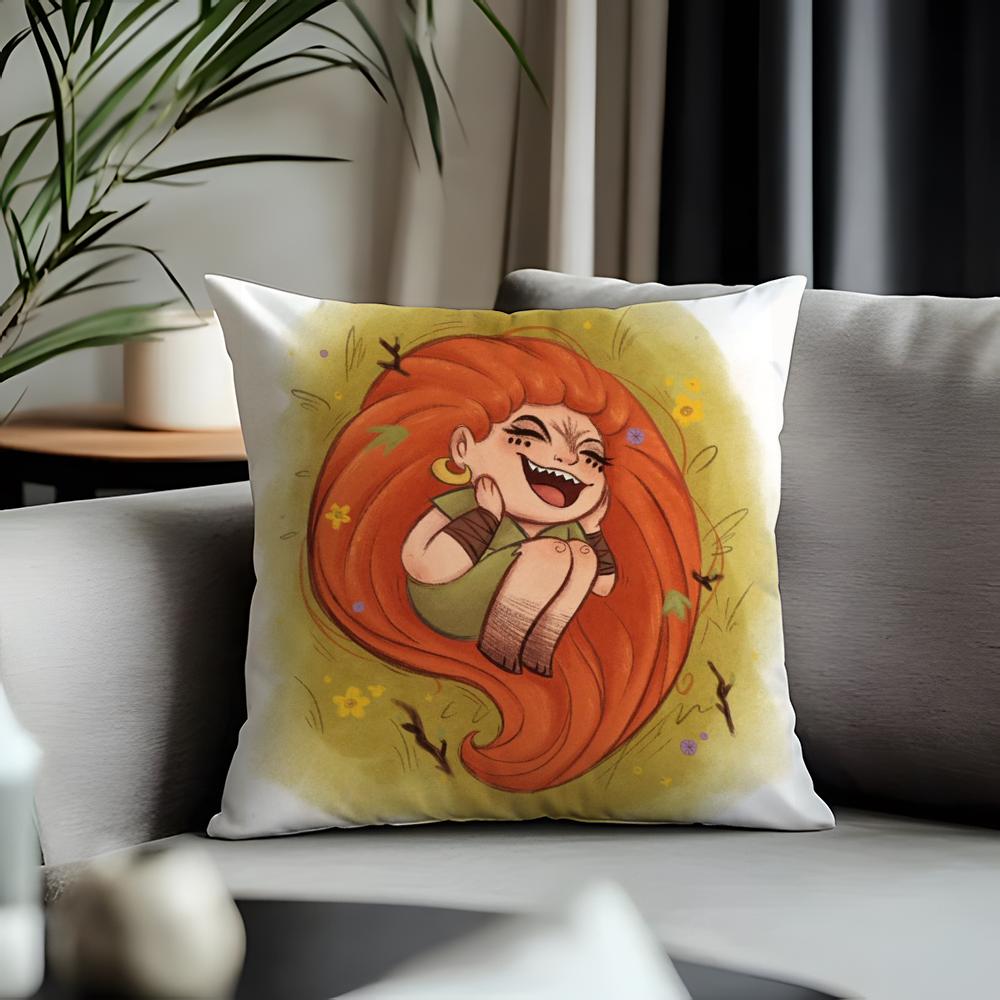Trending Wwolfwalkersied Cushion Cover Antidustmite Pillowcase Invisible Zipper Silky Short Plush Sofa Cushion Cover