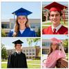 2026 Graduation Cap Headwear With Tassel For High School & Bachelor Degree Cap Unisex Graduation Dress Ceremony Hat Master