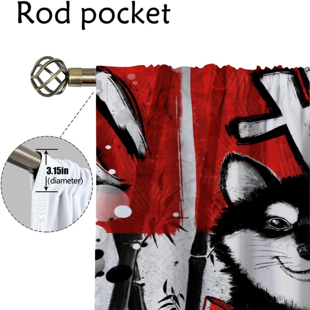 Abstract Pattern Blinds Kitchen Curtains for Living Room Blackout Curtain Home Interior Curtains 2 Pieces Tulle for Bedroom