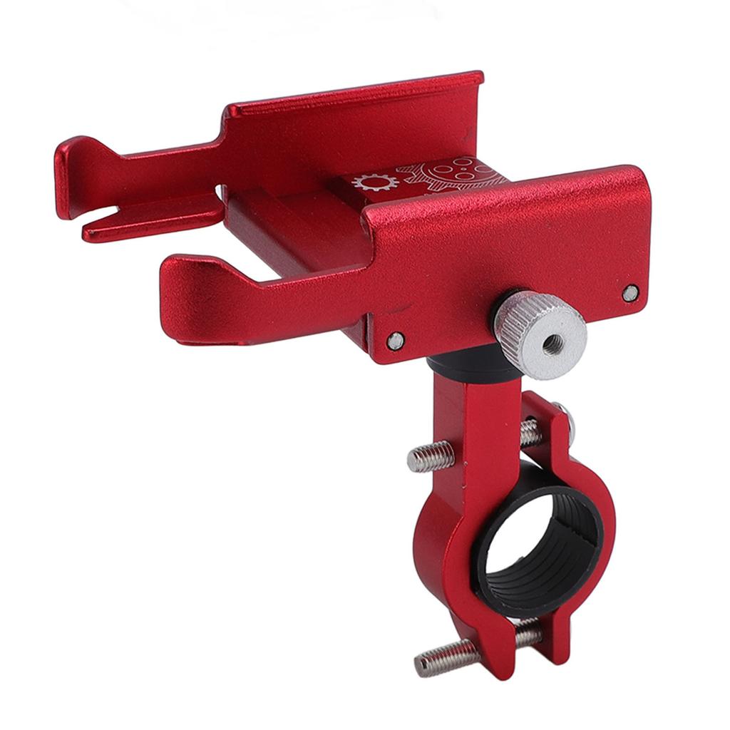 Cycle Phone Holder Anti Shake Electric Scooter Phone Mount 360 Degrees  Rotatable Metal Handlebar Fixed