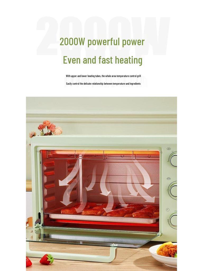 Электрическая духовка большой вместимости с независимой регулировкой температуры для профессиональной выпечки, мини-тартов и сладкого картофеля