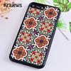 Krajews Чехол для телефона с древним цветочным узором для iPhone 17 Air 16 15 14 plus 12 pro max coque Оболочка Fundas