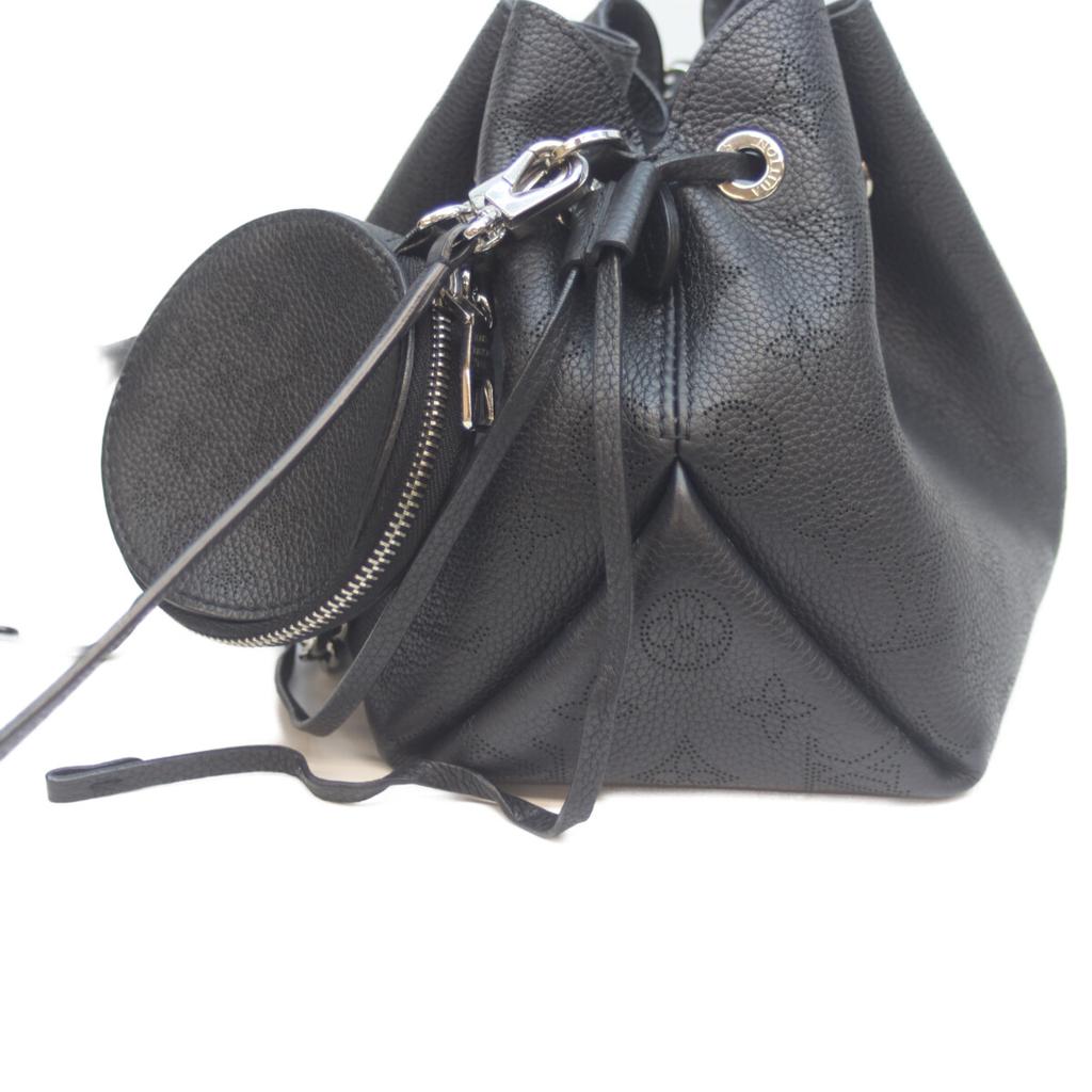 LOUIS VUITTON 20 years M57070 Black Mahina Bella Shoulder bag MahinaUsed