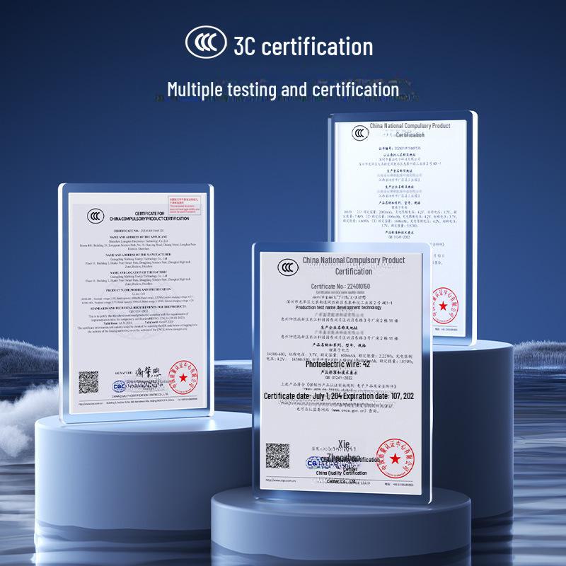 18650 Rechargeable 3.7V Lithium-Ion Battery Set 7400mAh for Flashlights, Fans, and Audio Devices