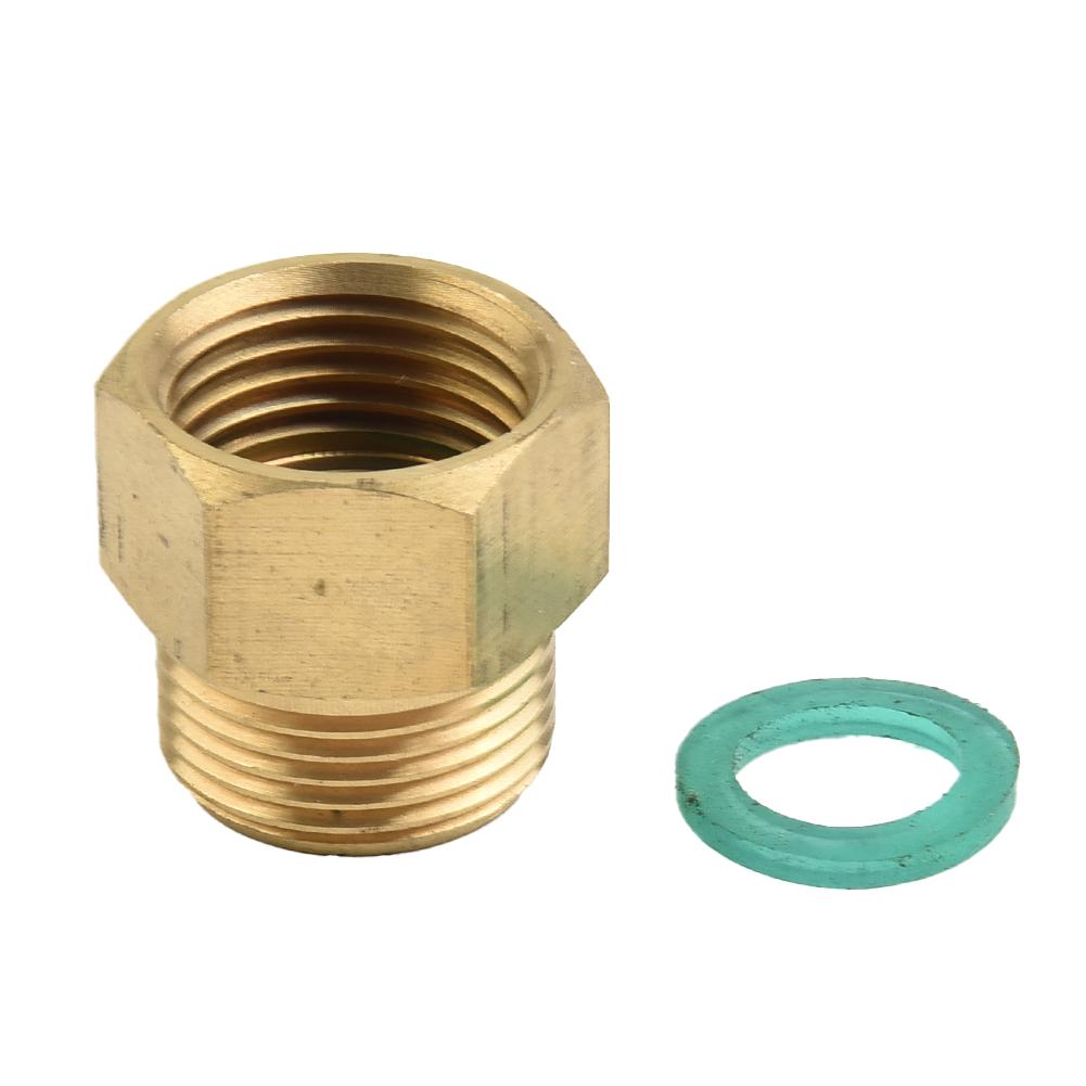 Accessories Adapter 150℃ Brass Female Metric Adapter Adapter For G 1/2in Female Thread M22x1.5 External Thread