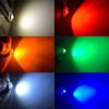 100pcs 3mm White Red Green Blue Yellow Piranha Super Light Flux Diode LED Dome Led Lamp Wide Angle Super Bright Leds 4Pin Diodes Bulb