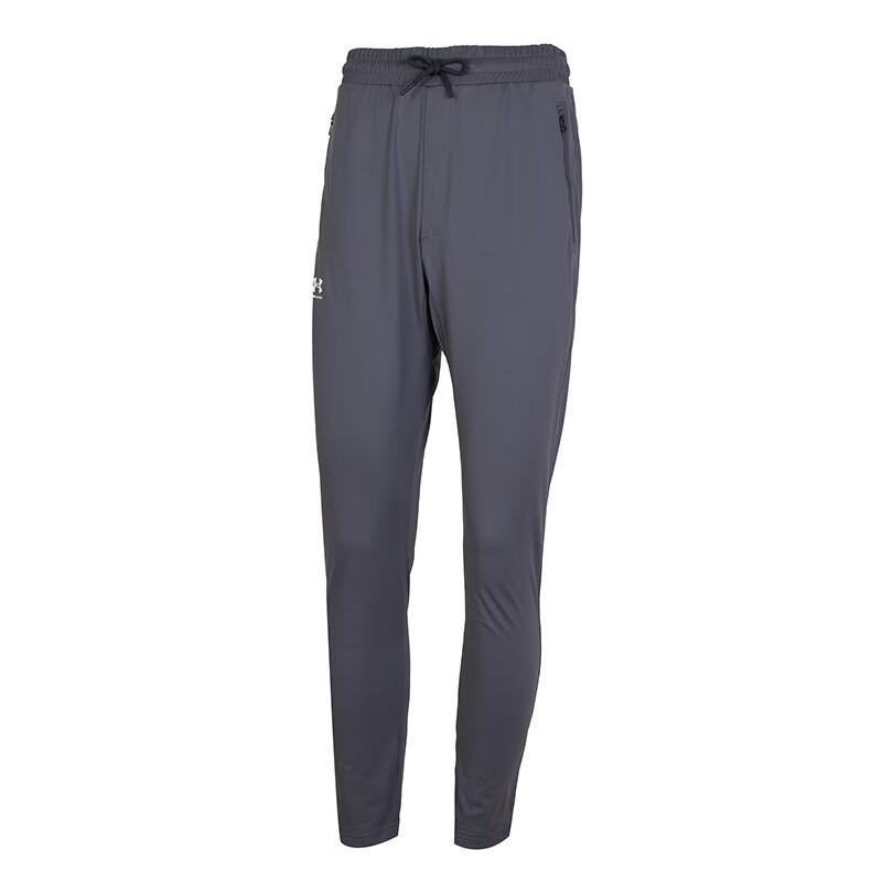 Under Armour Stylish Comfortable Casual Knit Sports Pants Men Bottoms Gray 1390151-025