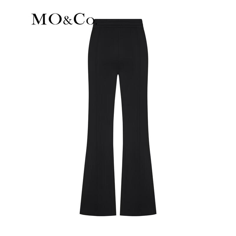 MO&Co. Women's High-Waist Drawstring Flared Pants