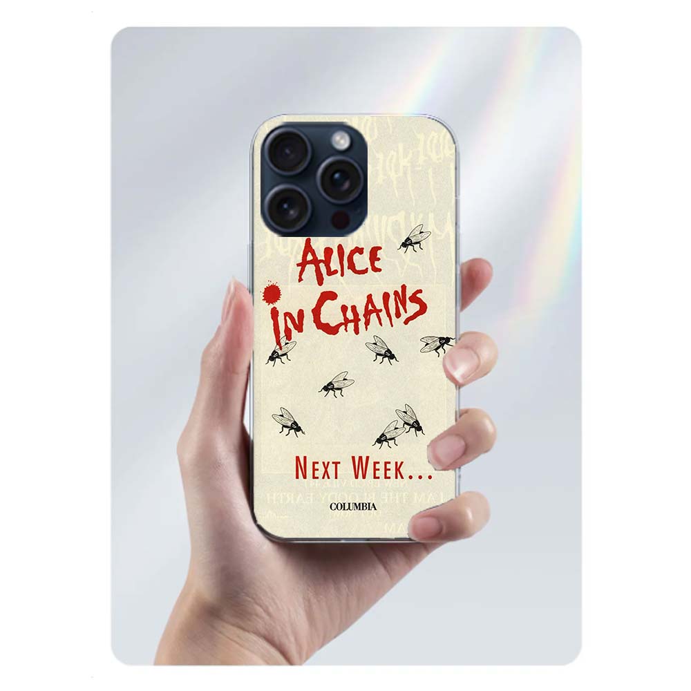 Rock Band Alice In Chains Clear Phone Case For Iphone 17 Air 16 Pro Max 15 Pro 14 Plus 17E 16E 11 13 12 Mini Cover Cases Fundas