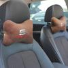 CUBE3 Car Headrest Rest Neck Pillow Cushion Seat Belt Shoulder Pad for Seat Leon Cupra Ateca Ibiza Arona Tarraco Alhambra Accessories