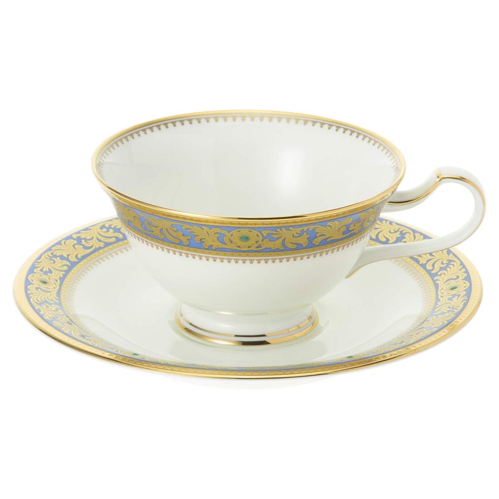 Noritake Cup Saucer 220cc Grand Brochet Bone China & (Coffee Tea) Y59587/4465-2