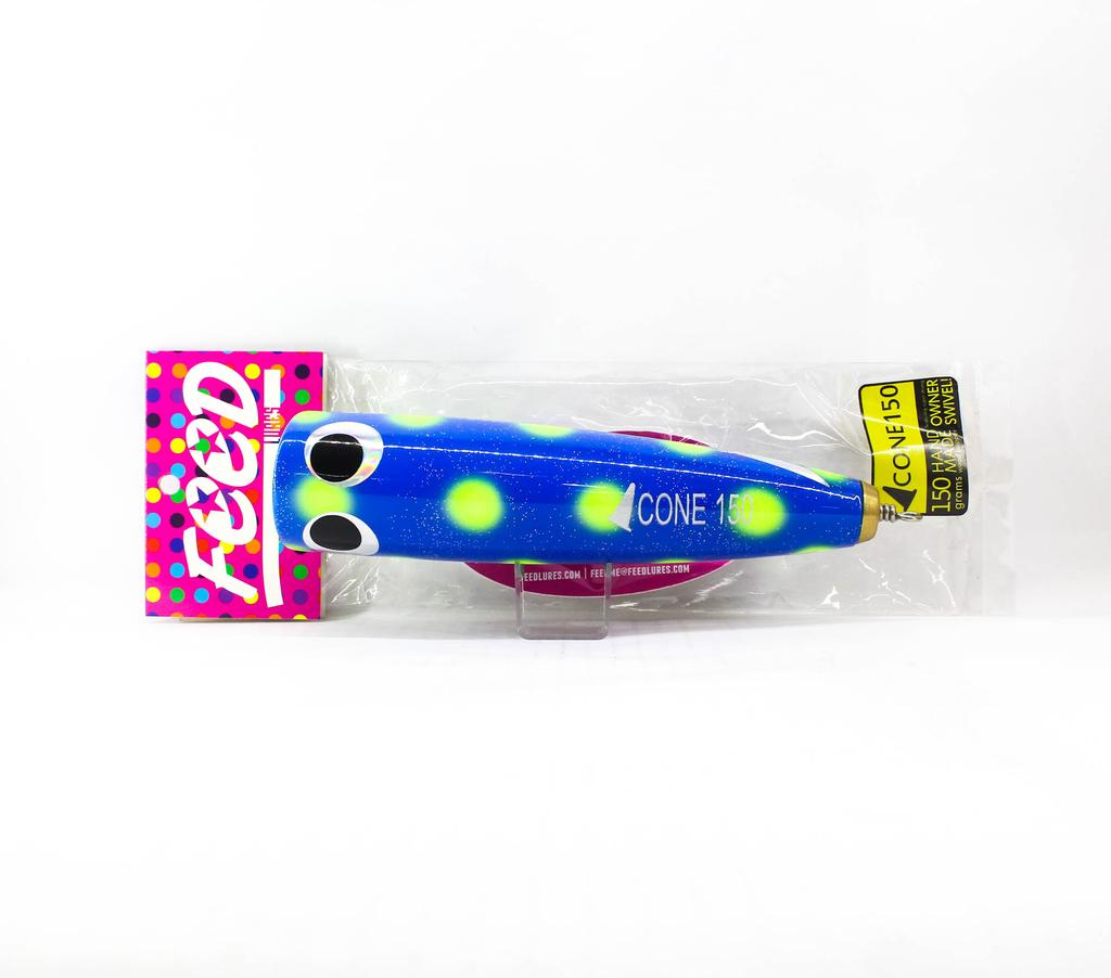 Feed Cone 150 Hand Made Wood Popper Floating Lure 150 Grams 48 (7048)