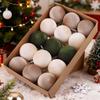 15pcs 6cm Velvet Christmas Ball Pendant Big Xmas Tree Hanging Ball Ornaments 2025 Christmas Decoration For Home New Year Party