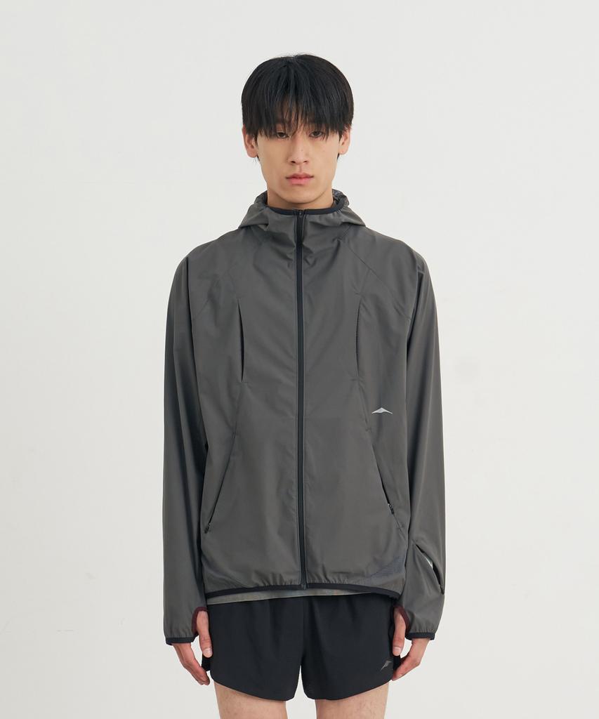 Goyowear [Синектика Трение] Вентилируемая беговая куртка (Хаки серый)
