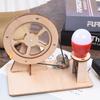 Diy Wooden Hand Cranked Generator Students Kids Physical Science Practical Toy