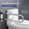 Multi Functional Stainless Steel Handrail Foldable Elderly Anti Slip Railing Bathroom Toilet Safety Armrest