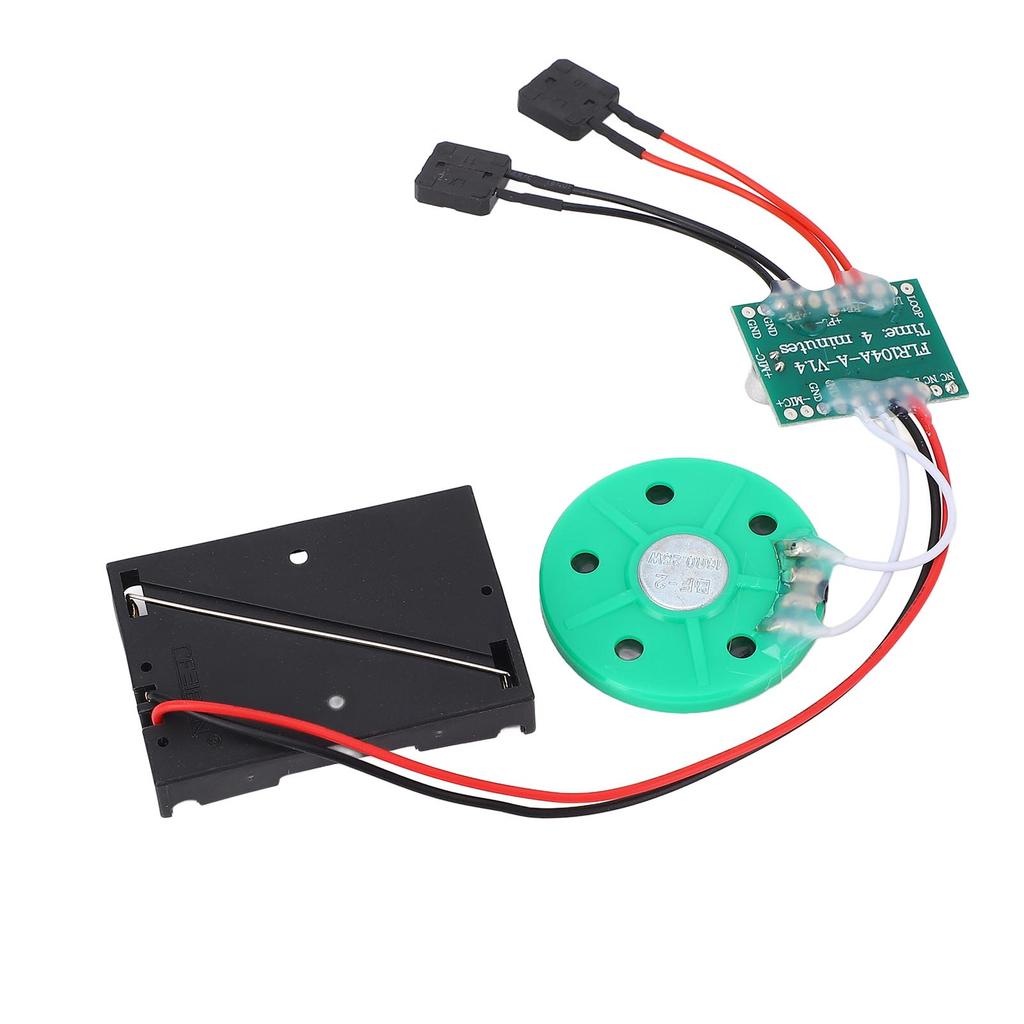 4 Minutes Sound Module Button Control DIY Music Sound Talk Recordable Chip for DIY O Cards Xmas