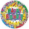 Explosion Happy Birthday Party Plates (Pack of 8)