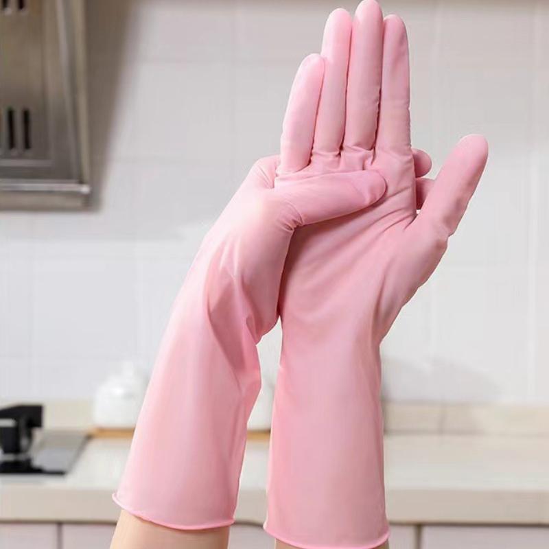 30pcs Disposable Extended Nitrile Dishwashing Gloves for Household Cleaning Kitchen Durable Household Close - Fitting Thin for Dish - Brushing