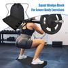 Deep Crouch Wedge Block Calf Stretcher Slant Board Non-Slip Fitness Weightlifting Deadlifting Strength Training Heel Elevated Deep Crouch Ramp